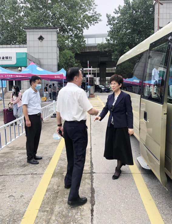 合肥市市长凌云一行来校调研防汛工作
