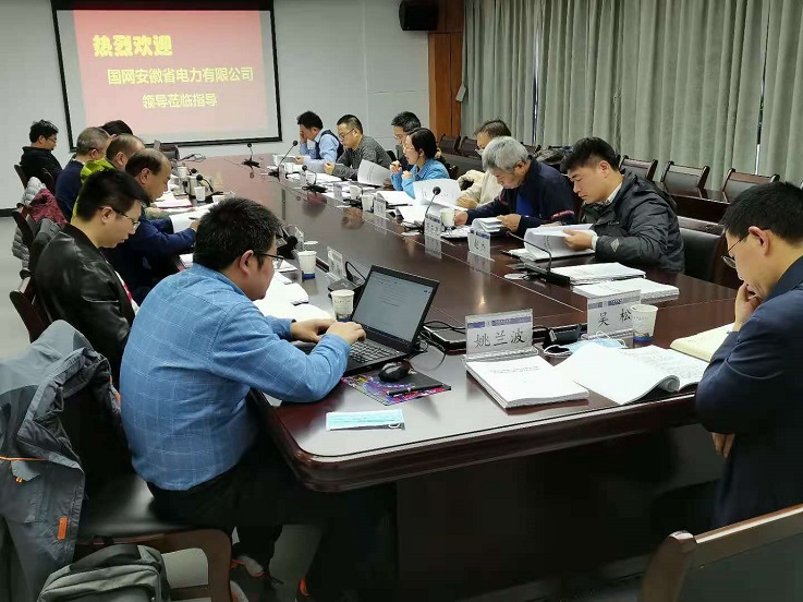 国网安徽省电力有限公司专家组来校进行项目结题评审