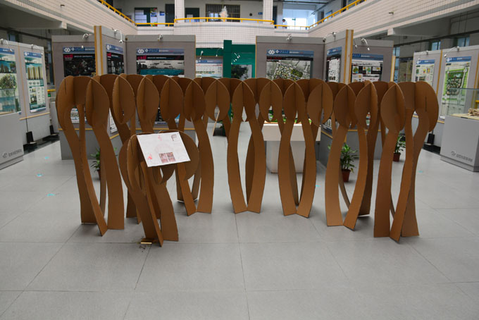 建规学院建造节进行时之纸板墙